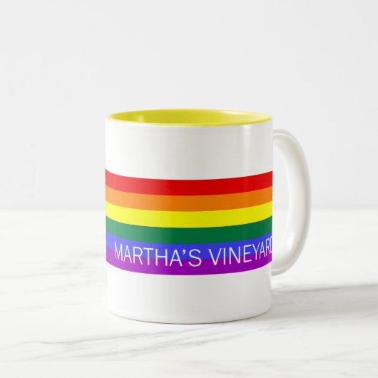 Martha's Vineyard Rainbow Mug (Devant droit)