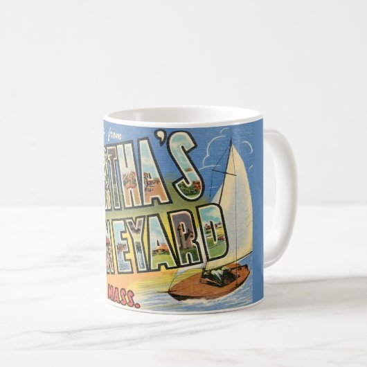 Marthas Vineyard Salutations Mug (Devant droit)