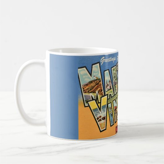 Marthas Vineyard Salutations Mug (Gauche)