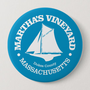 Martha's Vineyard (sloep) Ronde Button 4,0 Cm