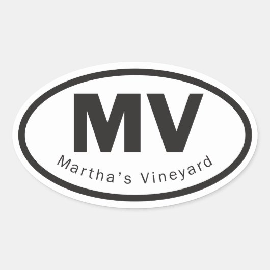 Martha's Vineyard sticker (Devant)