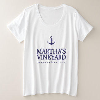 Martha's Vineyard T-shirt voor grote maten
