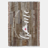 Martha's Vineyard Thuisstad Gepersonaliseerde Hout Deken (Voorkant Verticaal)