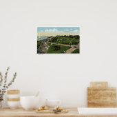 Martha's Vineyard, Uitzicht van de lucht van Ocean Poster (Keuken)