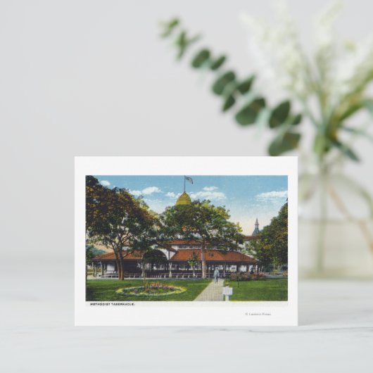 Martha's Vineyard, Uitzicht van Methodist Briefkaart (Staand voorkant)