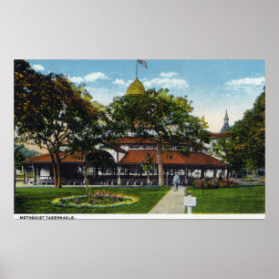 Martha's Vineyard, Uitzicht van Methodist Poster