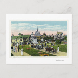 Martha's Vineyard, Uitzicht van Ocean Avenue Briefkaart