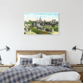 Martha's Vineyard, Uitzicht van Ocean Avenue Canvas Afdruk (Insitu (Slaapkamer))