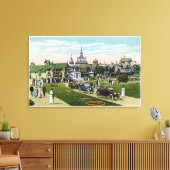 Martha's Vineyard, Uitzicht van Ocean Avenue Canvas Afdruk (Insitu (Woonkamer))