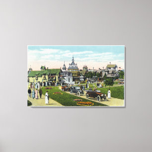 Martha's Vineyard, Uitzicht van Ocean Avenue Canvas Afdruk