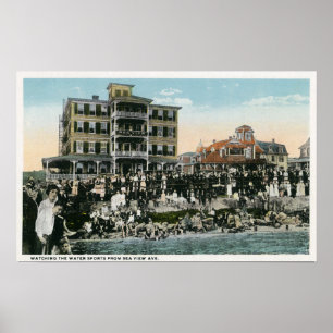 Martha's Vineyard, Uitzicht van Zee Uitzicht Avenu Poster