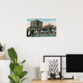 Martha's Vineyard, Uitzicht van Zee Uitzicht Avenu Poster (Thuiskantoor)