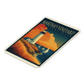 Martha's Vineyard vuurtoren Magneet (Linkerzijde)