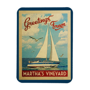 Martha's Vintage Travel Magneet