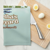 Martha's wijngaard Massachusetts reisposter Theedoek (Quarter Fold)