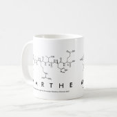Marthe peptide nom mug (Devant gauche)