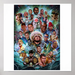 Martial Art cool combineren Poster