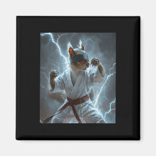 Martial Art Eekhoorn Dragen Karate Gi Lightning A Magneet