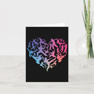 Martial Art Heart Love Training Karate Tae Kwon Do Kaart