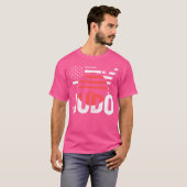 Martial Artist Amerikaanse vlag Patriottisch Ameri T-shirt (Voorkant volledig)