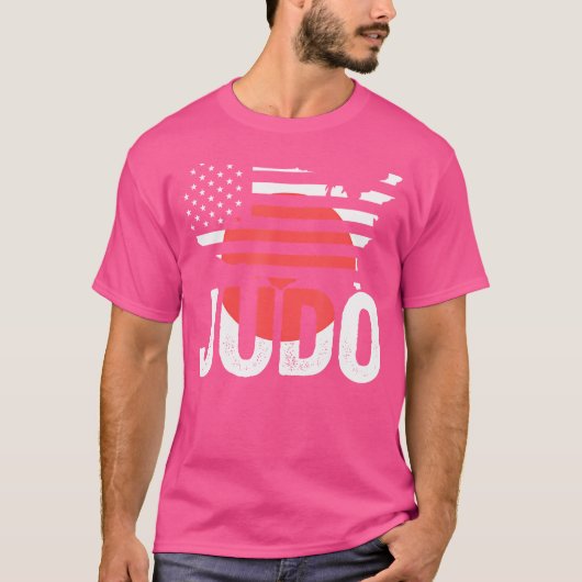 Martial Artist Amerikaanse vlag Patriottisch Ameri T-shirt (Voorkant)