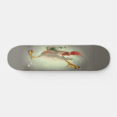 Martial Artist Chicken Skateboard (Horizontaal)