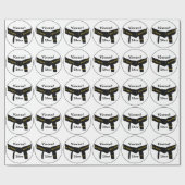 Martial Arts 1e Dan Zwart Band Cadeaupapier (Vlak)