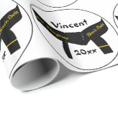 Martial Arts 1e Dan Zwart Band Cadeaupapier (Rol Hoek)