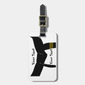 Martial Arts 3e Graads Black Belt Gear Bag Label Bagagelabel (Voorkant verticaal)
