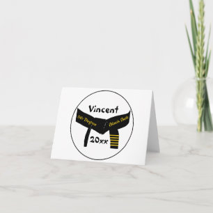 Martial Arts 5th Grage Black Belt Kaart