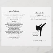 Martial Arts Belt Ceremonie Programma Flyer (Voorkant)