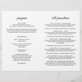 Martial Arts Belt Ceremony Program Flyer (Achterkant)