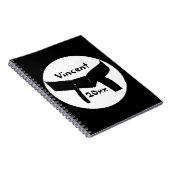 Martial Arts Black Belt Carnet (Côté Droit)