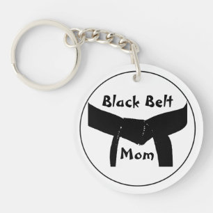 Martial Arts Black Belt mam Sleutelhanger