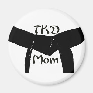 Martial Arts Black Belt TKD Mam Magneet