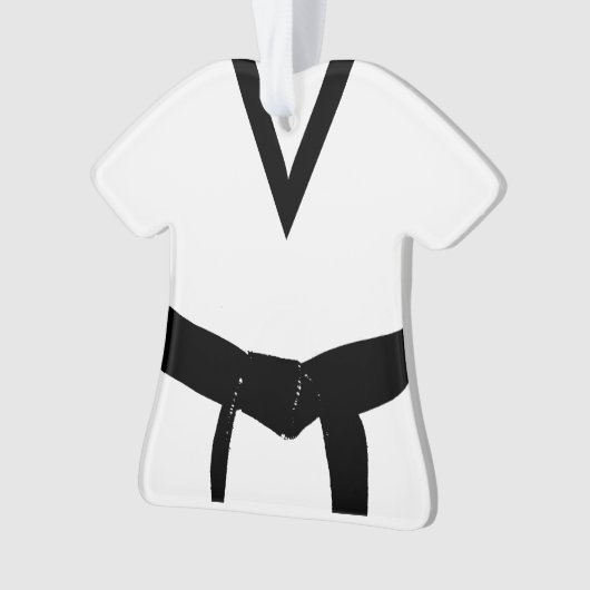 Martial Arts Black Belt Uniforme (devant)