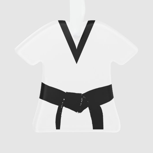 Martial Arts Black Belt Uniforme (devant)