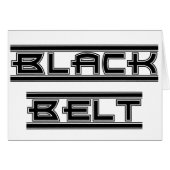 Martial Arts Bold Black Belt (Devant Horizontal)