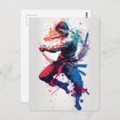 Martial Arts Briefkaart (Voorkant / Achterkant)