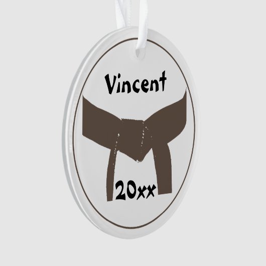 Martial Arts Brown Ceinture Dé (devant)