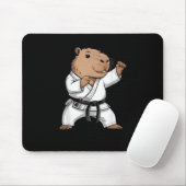 Martial Arts Capybara Funny Karate Taekwondo Jiu J Muismat (Met muis)