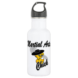 Martial Arts Chick #4 Waterfles