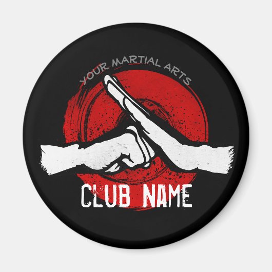 Martial Arts Club Magneet (Voorkant)