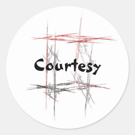 Martial Arts Courtesy Stickers (Voorkant)
