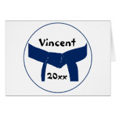 Martial Arts Dark Blue Belt (Devant Horizontal)