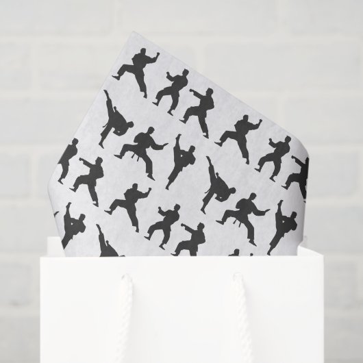 Martial Arts Decoupage Tissuepapier (Cadeauzakje)