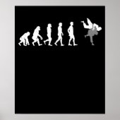 Martial Arts Evolution of Man Funny MMA Fight Poster (Voorkant)