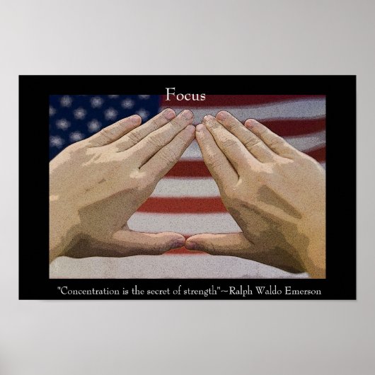 Martial Arts Focus Inspirerend Poster (Voorkant)