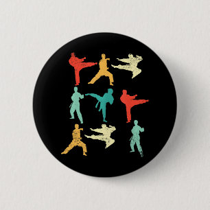 Martial Arts Fun Karate Taekwondo Boksen Ronde Button 5,7 Cm