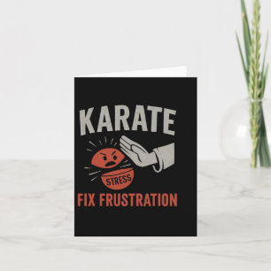 Martial Arts Funny Karate Fix Frustratie Stress R Kaart
